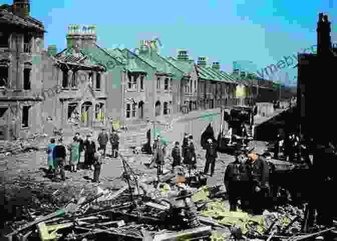 A Black And White Photograph Of Post War London, With Buildings Damaged By Bombing And Cars Filling The Streets. Birds Of A Feather (Maisie Dobbs 2)