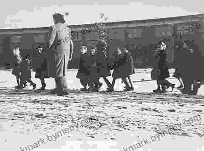 A Black And White Photograph Of Westerbork Transit Camp During World War II, With Barbed Wire Fences And Barracks In The Background. One Way Ticket From Westerbork Jonathan Gardiner