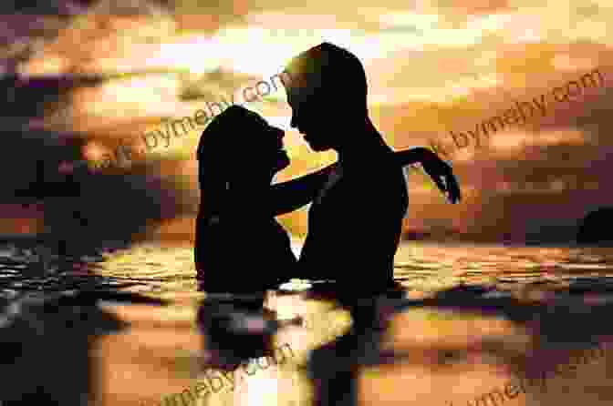 A Close Up Of A Couple Kissing On The Beach, With The Sun Setting Behind Them. Rascals In Paradise James A Michener