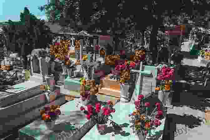 A Group Of People Gathered At A Cemetery On The Day Of The Dead, Surrounded By Colorful Flowers, Candles, And Offerings Spirits Of Latin America: A Celebration Of Culture Cocktails With 100 Recipes From Leyenda Beyond