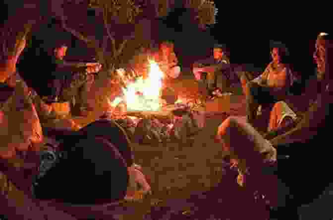 A Group Of Travelers From Different Cultures Gathered Around A Campfire, Sharing Stories And Laughter Beneath A Starry Sky. A Landscape Of Travel: The Work Of Tourism In Rural Ethnic China (Studies On Ethnic Groups In China)