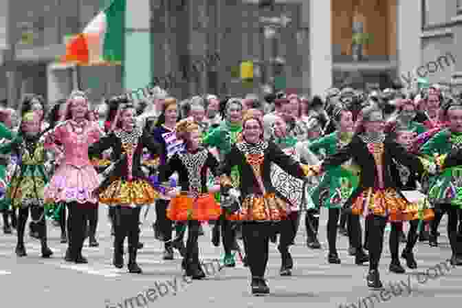 A Lively St. Patrick's Day Parade Featuring Vibrant Costumes, Traditional Dancers, And Spirited Marchers. The Love Of The Irish: Why We Celebrate St Patrick S Day In America