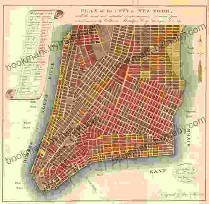 A Map Of Manhattan's Grid System From The 1800s Manhattan: Mapping The Story Of An Island