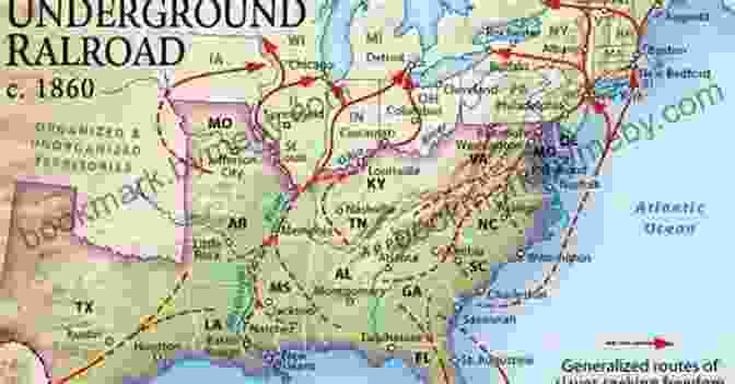 A Map Of The Underground Railroad Harriet Tubman And The Underground Railroad (Graphic History)