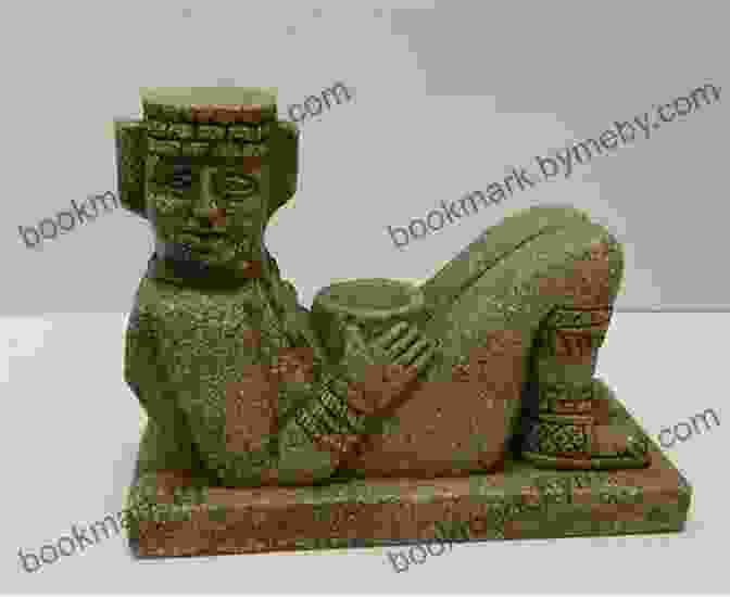 A Sculpture Of A Chac Mool, A Reclining Man With A Bowl On His Chest, His Face Bearing A Serene Expression Spirits Of Latin America: A Celebration Of Culture Cocktails With 100 Recipes From Leyenda Beyond