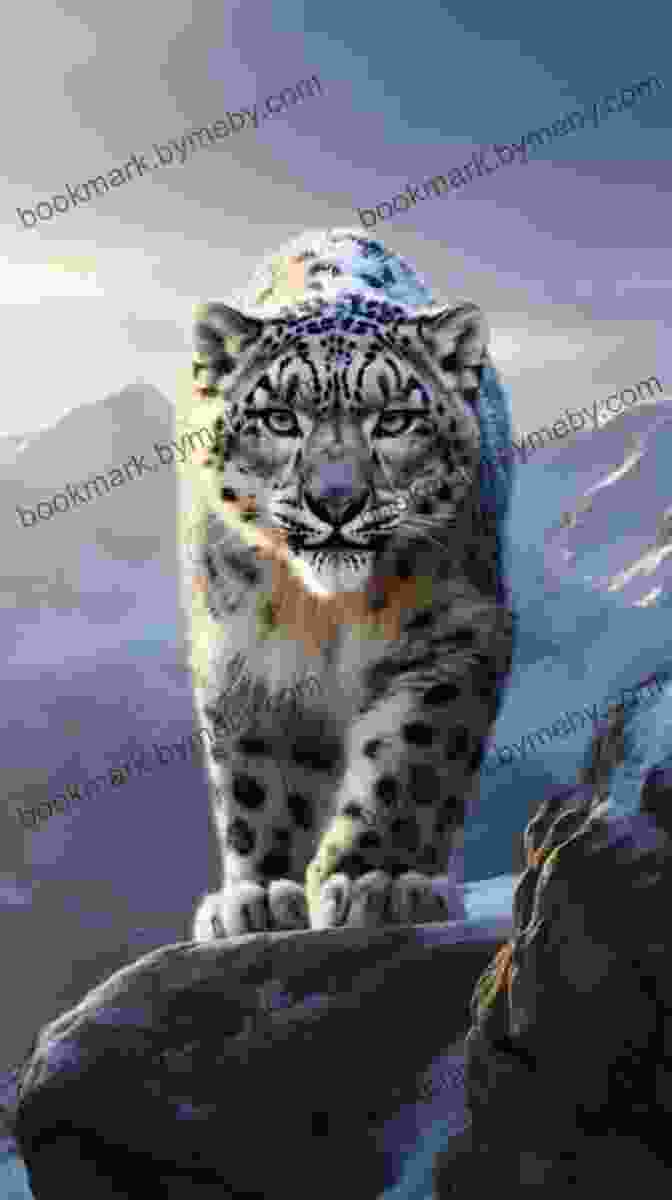 A Snow Leopard Perched On A Rock, Its Piercing Blue Eyes Scanning The Surroundings Snow Leopards And Other Wild Cats (Magic Tree House (R) Fact Tracker)