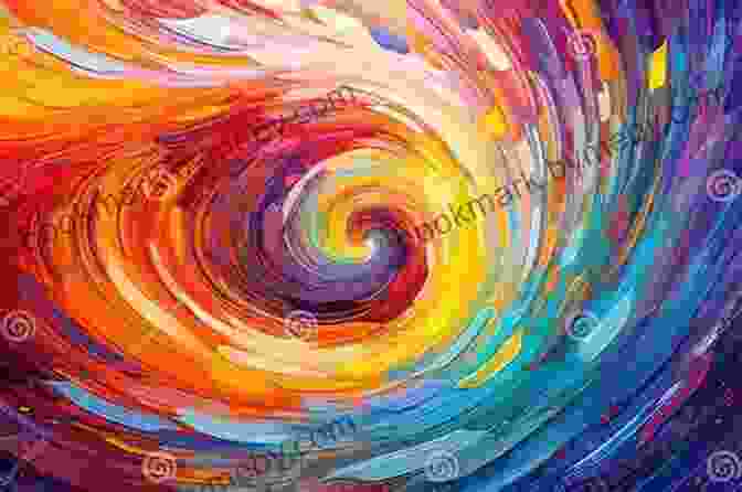 A Swirling Vortex Of Vibrant Colors Representing The Enigmatic Flow Of Time In 'The End Of Eternity' The End Of Eternity Isaac Asimov