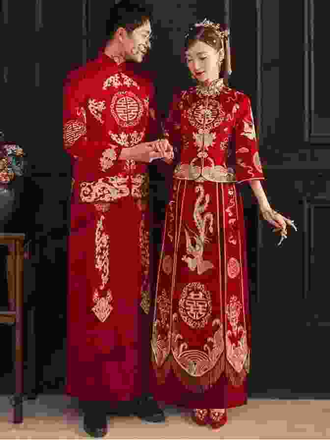 A Traditional Chinese Wedding Dress Adorned With Intricate Embroidery And Auspicious Symbols Fashion In Multiple Chinas: Chinese Styles In The Transglobal Landscape (Dress Cultures)