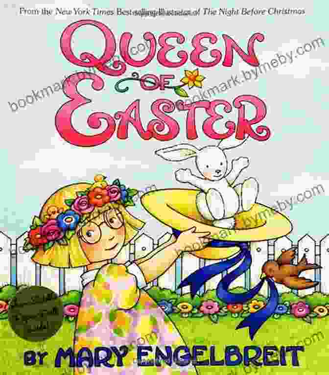 A Vibrant Cover Of The Book 'Queen Of Easter Ann Estelle Stories', Featuring An Illustration Of A Young Girl In A Bonnet, Surrounded By Colorful Eggs And Flowers Queen Of Easter (Ann Estelle Stories)