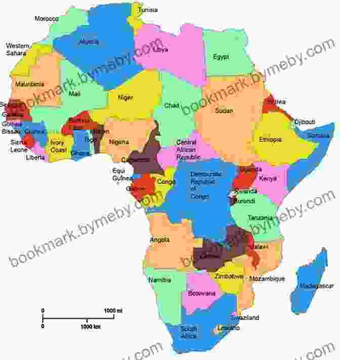 A Vibrant Map Showcasing The Diverse Nations Of Africa, Highlighting Its Vastness And Regional Variations Africa Is Not A Country