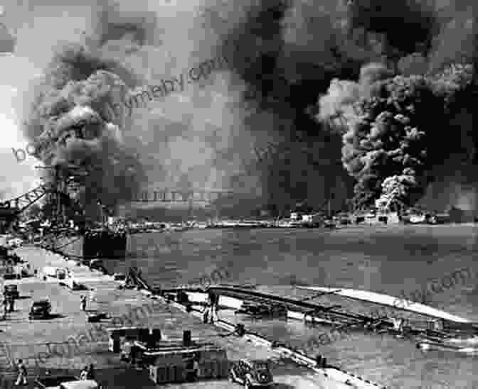 A Vivid Depiction Of The Chaos And Destruction Unleashed On Pearl Harbor During The Japanese Attack Surprise Attack : Nickolas Flux And The Attack On Pearl Harbor (Nickolas Flux History Chronicles)