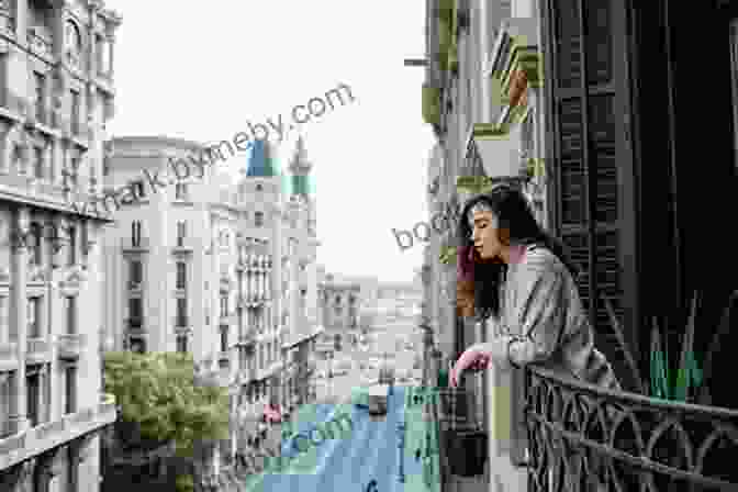 A Woman Looks Out Over Barcelona From A Balcony Promenade Of Desire: A Barcelona Memoir