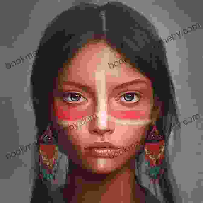 A Young Native American Girl Painting A Traditional Design The Life Of A Native American Indian Child US History Children S American History