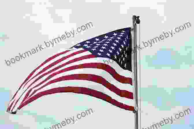 American Flag Waving Boldly In The Wind, Symbolizing Freedom And Patriotism Freedom Reclaimed: Rediscovering The American Vision