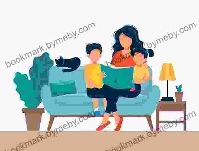 An Illustration Of A Child And A Parent Reading Together, Sharing A Moment Of Love And Connection Queen Of Easter (Ann Estelle Stories)