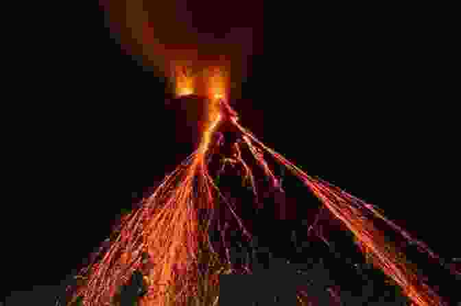 Arenal Volcano Erupting At Night, Spewing Glowing Lava Into The Sky Insight Guides Explore Costa Rica (Travel Guide EBook)