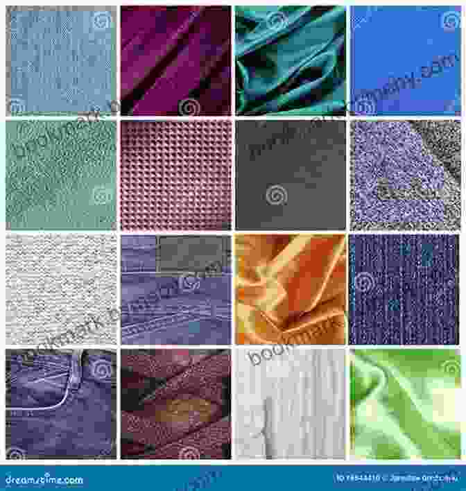 Assortment Of Different Fabric Textures Fashion Styling (Basics Fashion Design)