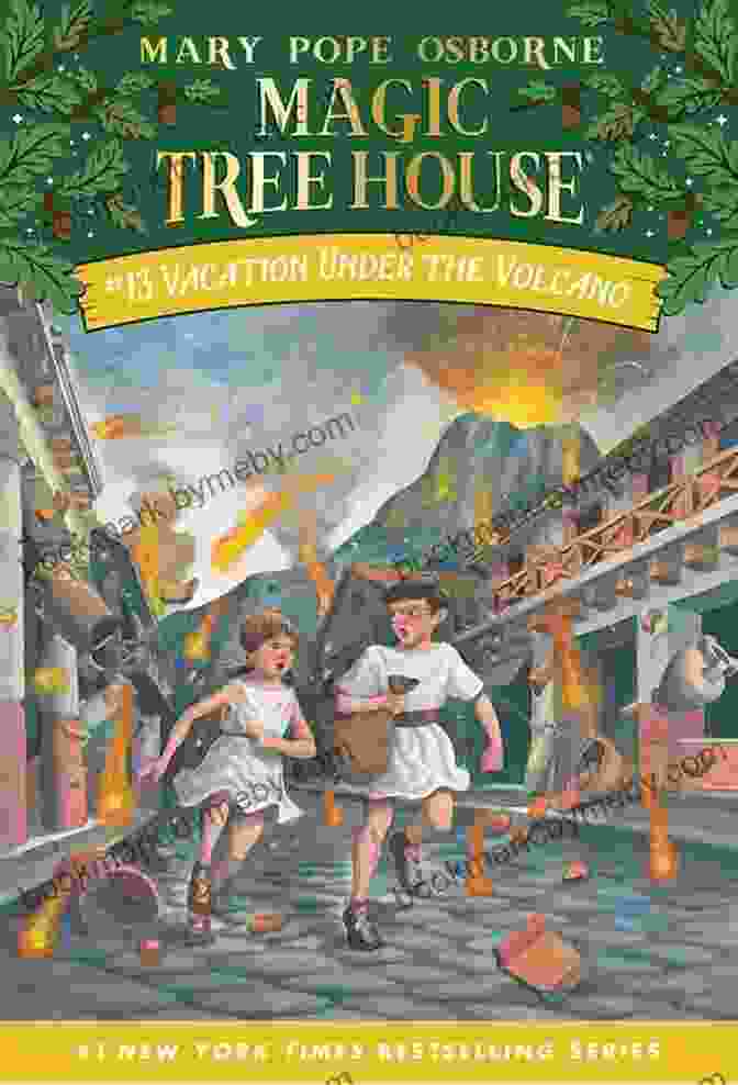 Book Cover Of Magic Tree House #13: Vacation Under The Volcano, Showing Jack And Annie Standing In Front Of A Volcano With A Tree House Behind Them Vacation Under The Volcano (Magic Tree House 13)