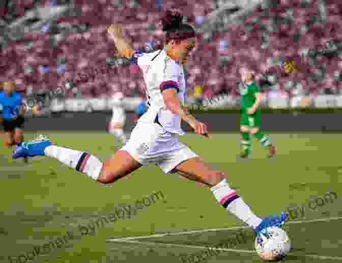 Carli Lloyd Holding A Soccer Ball, Smiling While Standing On A Soccer Field In Her Team USA Jersey. Carli Lloyd (Amazing Athletes) Jon M Fishman