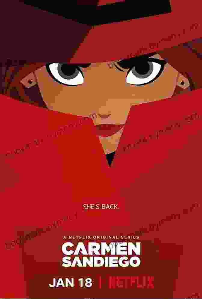 Carmen Sandiego Holding A Stolen Vase Endangered Operation (Carmen Sandiego Chase Your Own Capers)