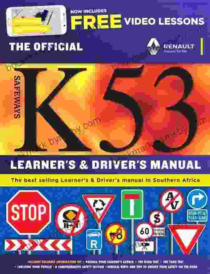 Easy Lessons For Learner Drivers Book Cover With A Learner Driver Behind The Wheel EASY LESSONS FOR LEARNER DRIVERS (Learning To Drive)