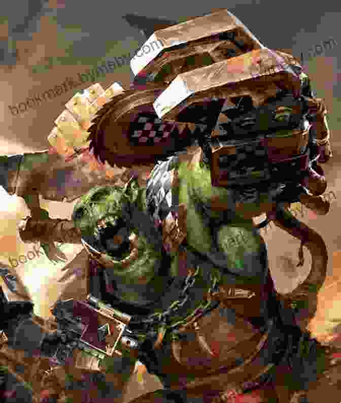 Grukk Face Rippa In The Midst Of A Fierce Battle The Only Good Ork (Warhammer 40 000)