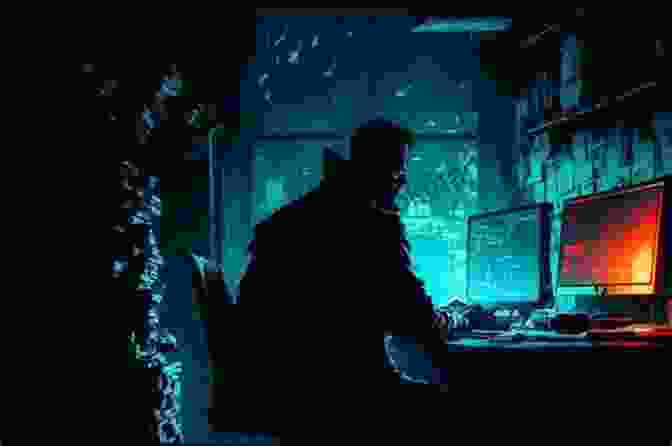 Hard Target Book Cover: A Shadowy Figure Hunches Over A Desk, A Computer Screen Reflecting Their Silhouette Against A Backdrop Of Urban Decay Hard Target (A Jon Reznick Thriller 8)