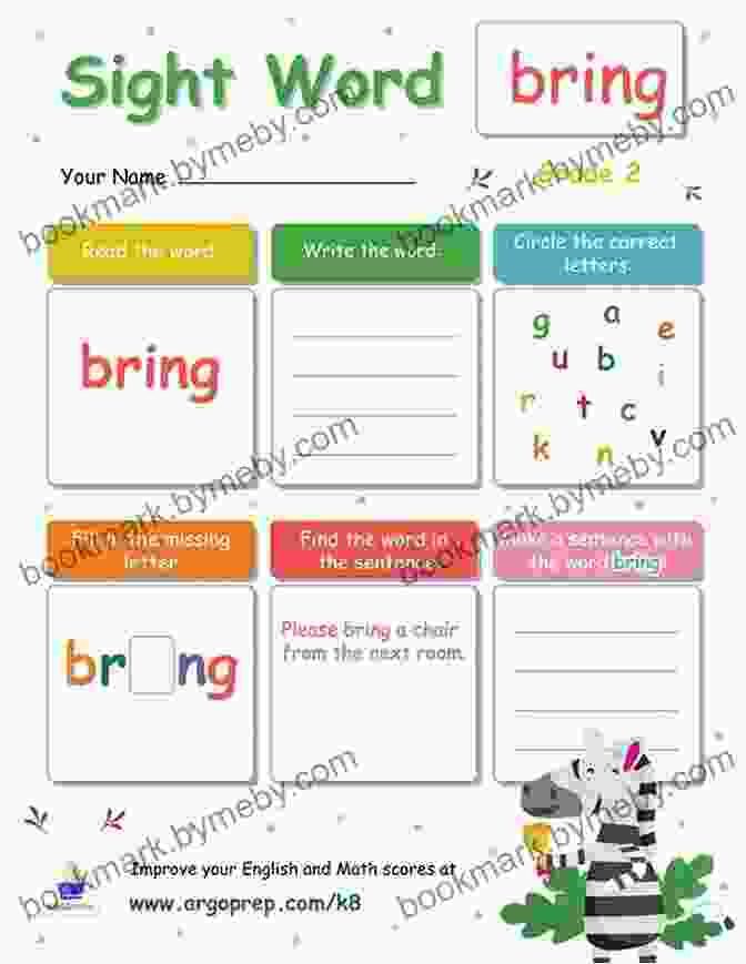 Interactive Flash Cards: Bring Sight Words To Life Sight Words For Kindergarten: Digital Sight Word Flash Cards (Dolch Sight Words Activities And Sight Words Worksheets)