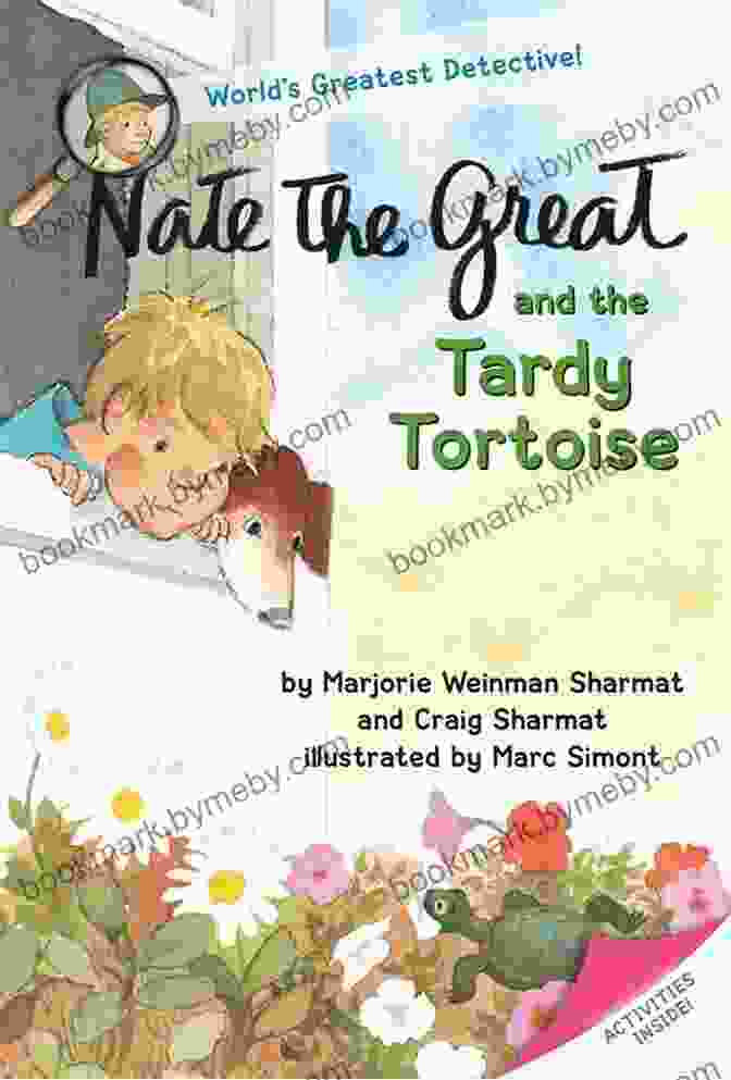 Nate The Great And The Tardy Tortoise Book Cover Featuring Nate And Sludge Investigating A Missing Tortoise Nate The Great And The Tardy Tortoise