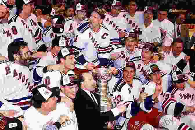 New York Rangers Team Photo Celebrating A Win New York Rangers By The Numbers: A Complete Team History Of The Broadway Blueshirts By Uniform Number