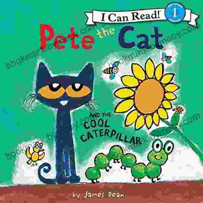 Pete The Cat And The Cool Caterpillar Book Cover Featuring A Groovy Pete The Cat And A Colorful Caterpillar Pete The Cat And The Cool Caterpillar (I Can Read Level 1)