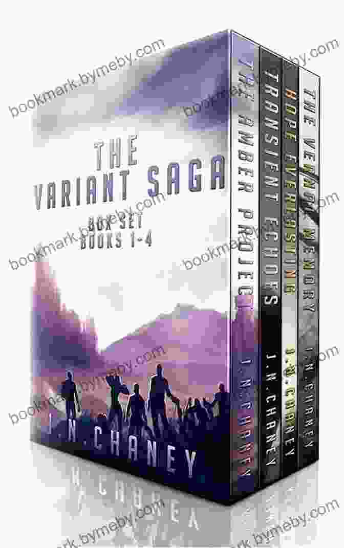 The Variant Saga Book Cover | A Striking Depiction Of A Lone Figure Battling Against A Dystopian Cityscape The Amber Project: A Dystopian Sci Fi Novel (The Variant Saga 1)